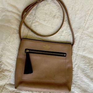 Kate Spade cross body tan/mauve